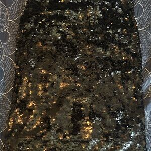 Sequin Black Skirt by Halogen